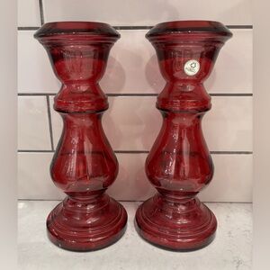 Vidrios San Miguel Recycled Glass Candle Holders- Set of 2